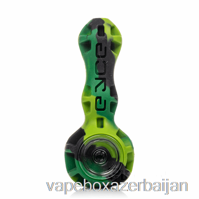 Vape Azerbaijan Eyce Silicone Spoon Jungle (Black / Green / Lime Green)